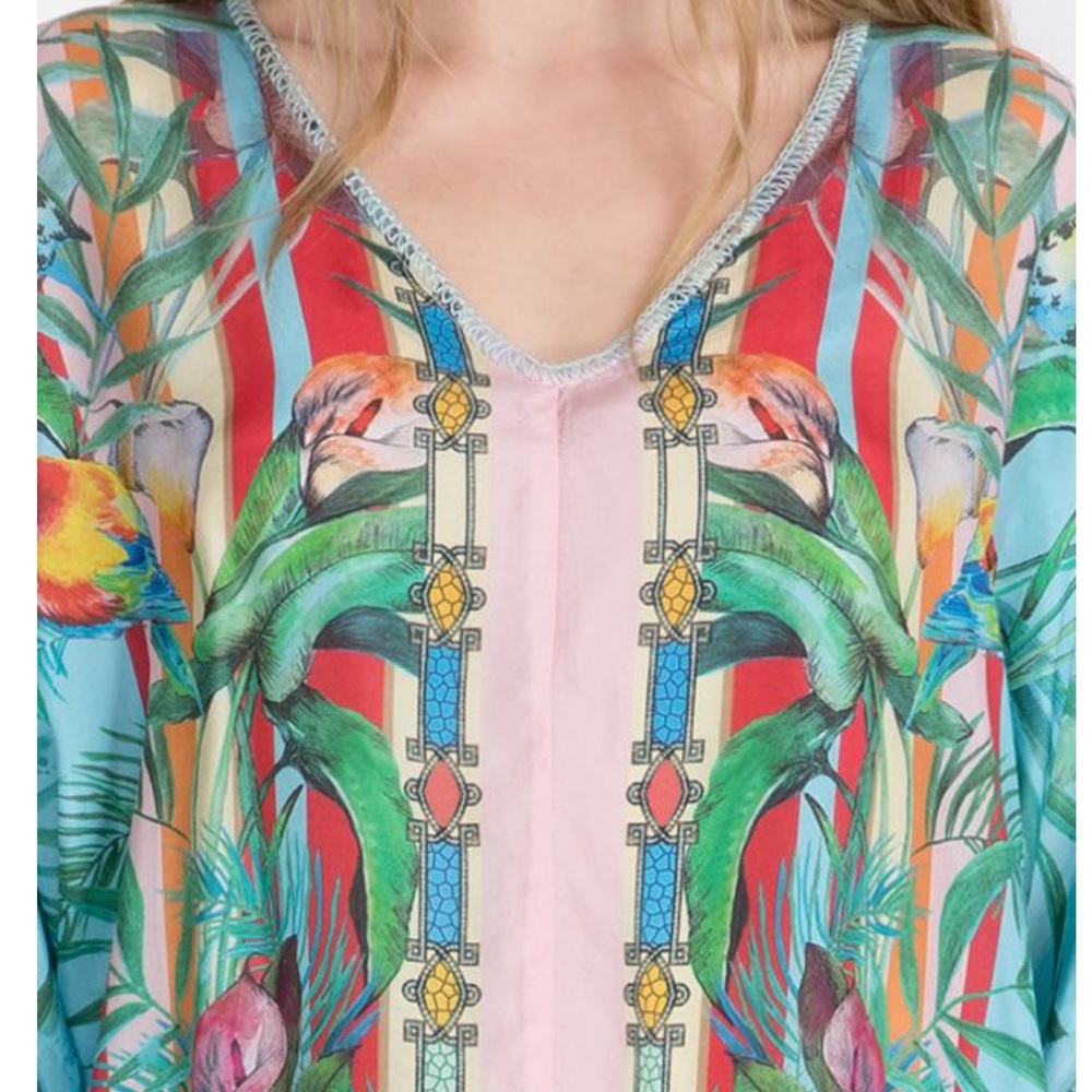 Johnny Was Capri Blouse - Picture 5 of 6